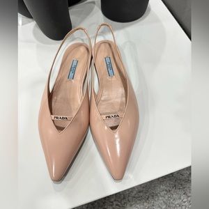Prada slingbacks 38 38.5
